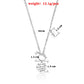 Jewelry Geometric Trend Letter Disc Pendant Necklace Female Personality Punk Short OT Buckle Necklace