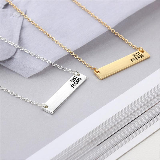 Explosive creative letter lettering "BestFriends" good friend necklace boudoir honey birthday gift