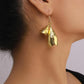 E1353 Exaggerated Retro Earrings Female Design Tulip Flower Earrings Simple Metal Accessories