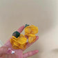 Holiday Chiffon Sweet Versatile Flowers Niche Romantic Small Fresh Earrings Earrings Female Trendy Style