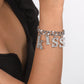 B1955 Exaggerated Hip Hop Retro Chain Bracelet KISS Full Diamond Personality Net Red Punk Rock Bracelet Female