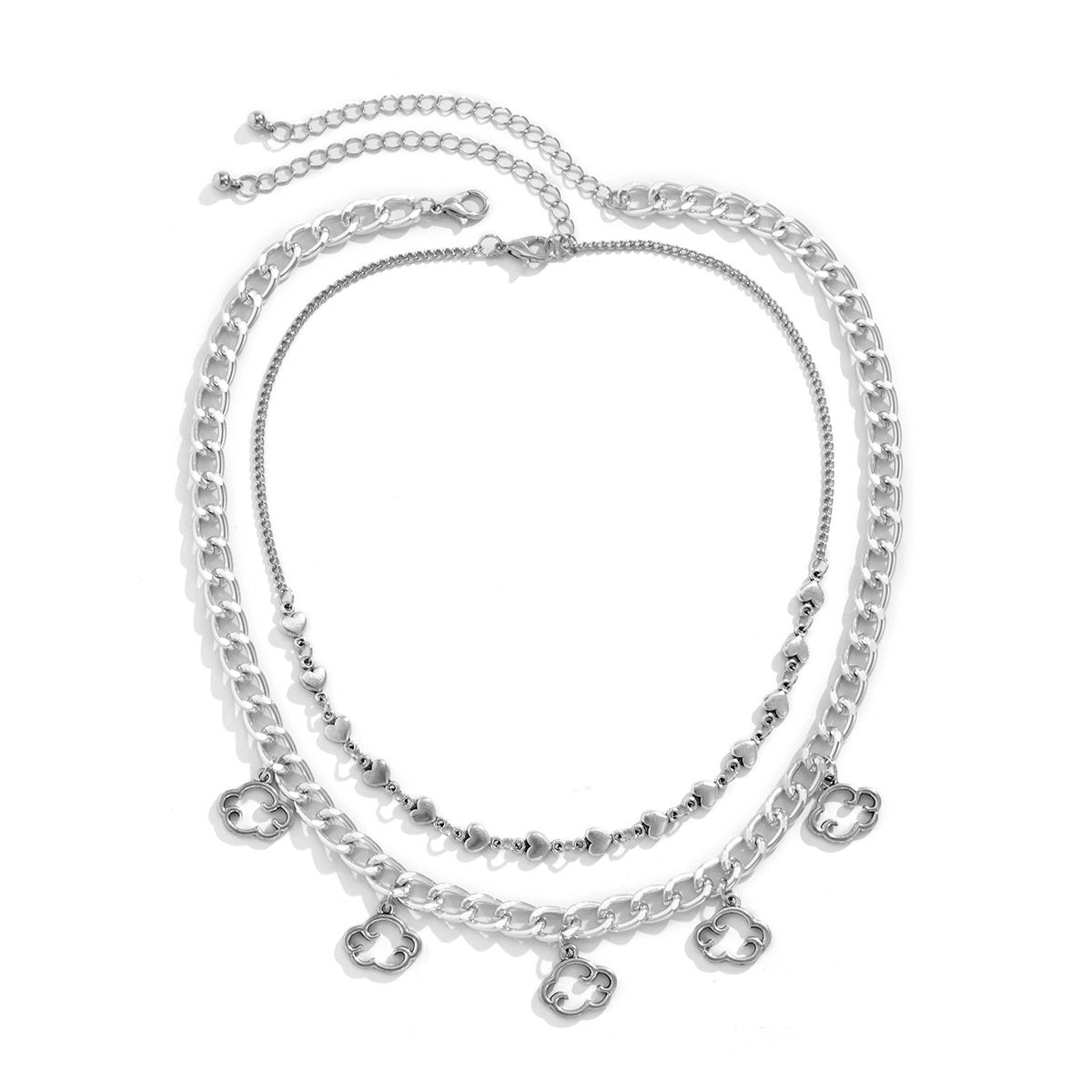 Jewelry Niche Simple Cloud Pendant Clavicle Necklace Hip Hop Personality Love Chain Necklace