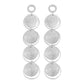 E1511 retro personality long disc earrings geometric irregular earrings atmosphere fashionable cold earrings