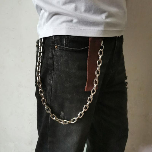 Metal Pants Chain Personality Waist Chain Punk Hip Hop Rock Pop Night Ring Belt Accessories