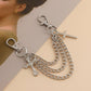 Hip Hop Metal Shoe Chain Metal Tassel Shoe Chain Charm Ladies Shoe Buckle Chain Is Cross Shoe Accessories