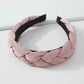 F3911 Simple hair accessories, fashion, personality, creative twist braids, diamond-studded fabric headbands for women