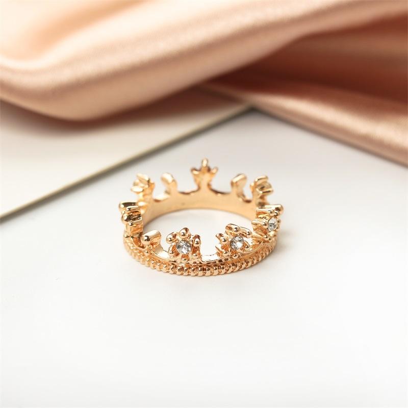 Pepper crown ring princess ring jewelry 2 yuan jewelry stalls