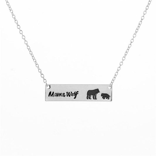 Jewelry Simple Fashion Handmade Wolf Exquisite Clavicle Chain Pendant Mother's Day Gift
