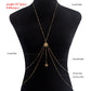 Sexy Chain Night Necklace One Body Chain Eye Tassel Hot Girl Chest Chain Female Bikini Waist Chain