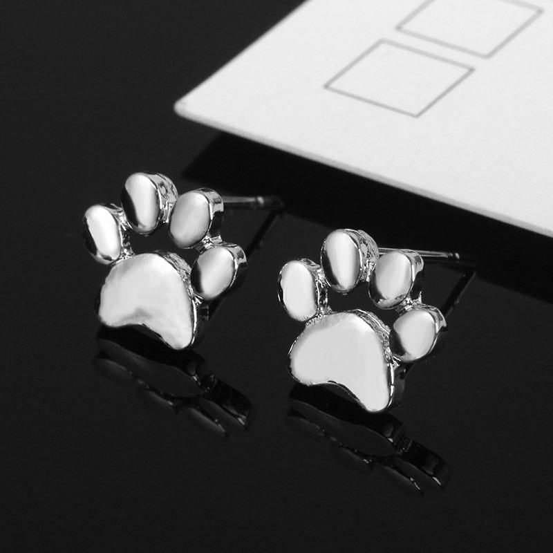 Popular Earrings Simple Stud Earrings Fashion Animal Foot Stud Earrings