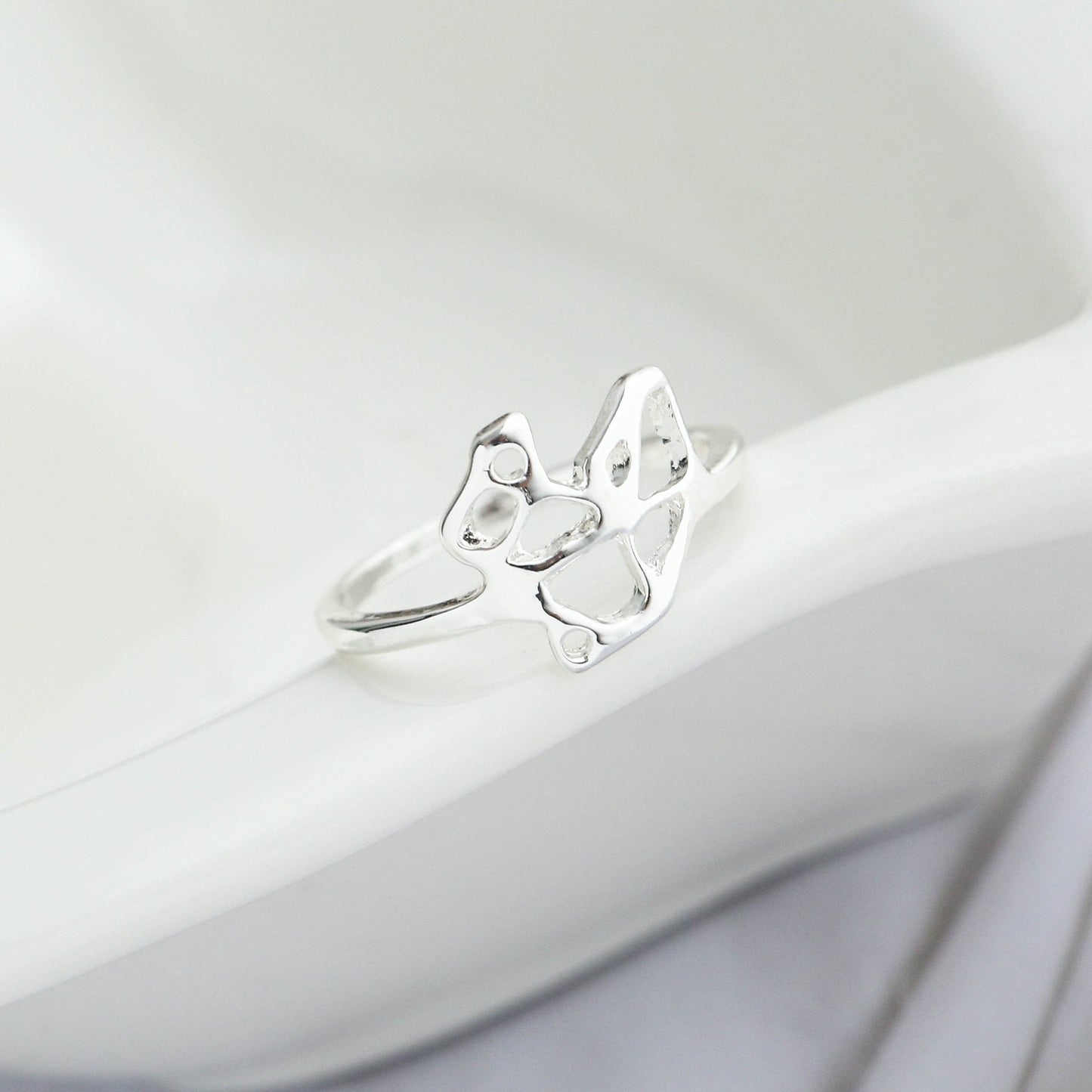 jewelry hollow squirrel ring female cute animal ring