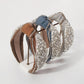 F3654 Jewelry fashion velvet knotted headband with diamonds and imitation pearl wide-brimmed French temperament headband