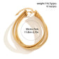 Jewelry Simple Multi-layer Striped Ring Necklace Personality Business Creative Snake Bone Collar Necklace Female