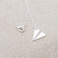 Star with the same jewelry one-way band onedirection necklace paper airplane necklace