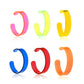 Jewelry simple solid color all-match popular jewelry female fluorescent color half circle acetate open bracelet