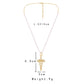 Retro Temperament French Pearl Chain Necklace Fashion Wings Wand Pendant Jewelry