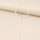 N1674 Long Y-shaped Pearl Necklace Personality Retro Elegant Necklace Water Drop Beaded Fashion Necklace Women