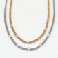 N1574 Simple single-layer necklace women's cold and cool rhinestone necklace niche geometric retro necklace