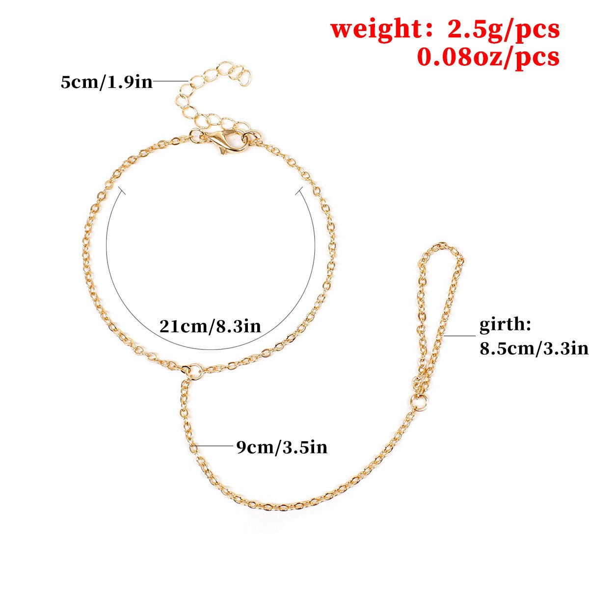 Jewelry Retro Simple Simple Gold Anklet Female Fashion Trend Personality Beach Anklet