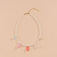 Fashion Geometric Oval Resin Acrylic Necklace Elegant Temperament Imitation Pearl Necklace Jewelry