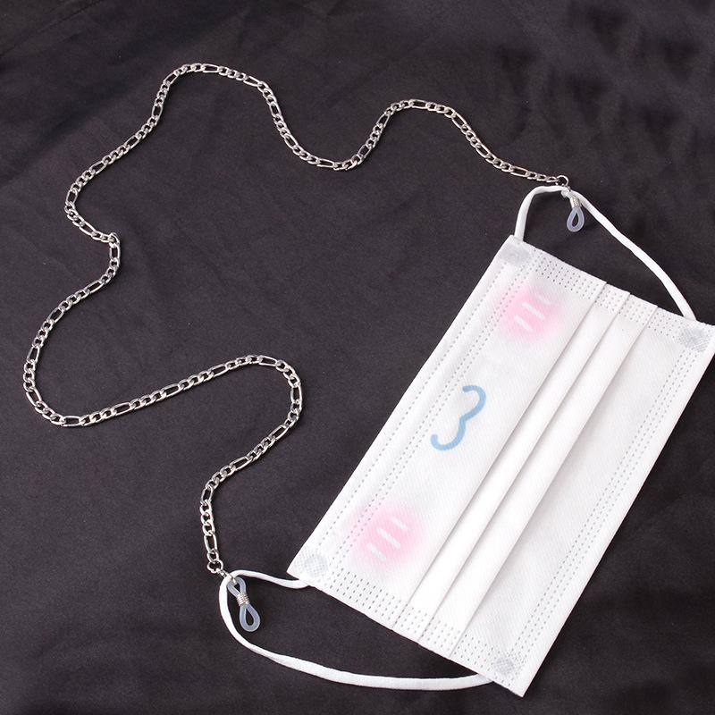 Jewelry trendy cool hip-hop geometric hollow chain glasses chain simple hanging neck sunglasses chain