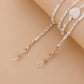 Jewelry Ladies Love White Rice Beads Fashion Glasses Chain Personality Simple Mask Accessories