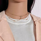 Jewelry Fashion Ball Rhinestone Necklace Female Simple Metal Chain Rhinestone Clavicle Necklace Jewelry