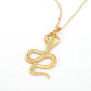 Jewelry Punk Retro Cold Large Snake Pendant Necklace Street Night Fashion Accessories