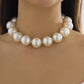 Jewelry Xiaoxiang Fashion Beaded Versatile Necklace Light Luxury Rhinestone Design Imitation Pearl Necklace
