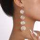 E1511 retro personality long disc earrings geometric irregular earrings atmosphere fashionable cold earrings