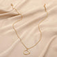 Simple cat head circumference reduced version cross chain necklace necklace jewelry