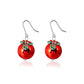 Christmas jewelry creative Christmas tree earrings simple snowman bell earrings female festive holiday accessories