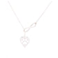 Accessories Lucky 8 Word Love Dog Print Pendant Necklace Female Exquisite Pet Clavicle Chain