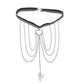 Jewelry fashion love rose pendant leg chain tassel multi-layer leg chain love body chain female
