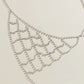 Jewelry Personalized Hollow Mesh Claw Chain Full Diamond Clothes Feminine Geometric Bikini Body Chain