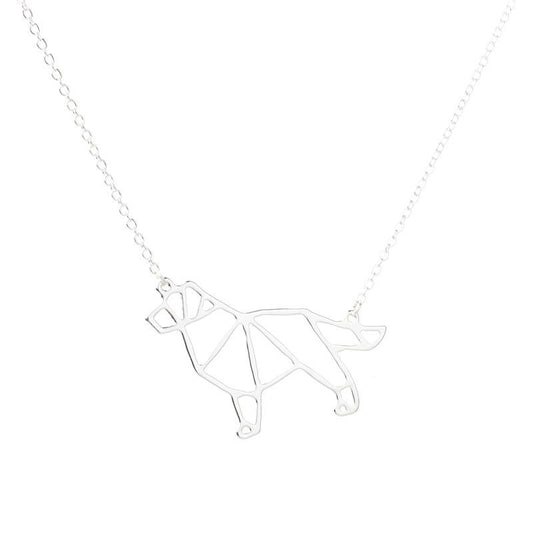 Pop Animal Trinkets Personality Alloy Cute Dog Hound Necklace