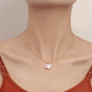 Jewelry light luxury flower mother-of-pearl pendant necklace female clavicle chain personality versatile niche design necklace