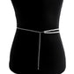 Jewelry fashion double layer imitation pearl metal belt waist chain hot girl waistchain