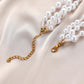 Exaggerated personality multi-layer pearl necklace trend fashion temperament three-layer collarbone necklace jewelry female