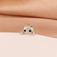 Cute Cat Earrings Female Retro Fashion Niche Design Simple Playful Animal Earrings Earrings