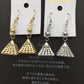 Pyramid Imitation Zircon Earrings Earrings OL Versatile Ladies Earrings Fashion Jewelry