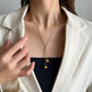 Autumn and winter tassel ball sweater chain retro titanium steel gold-plated ins long necklace jewelry high-end