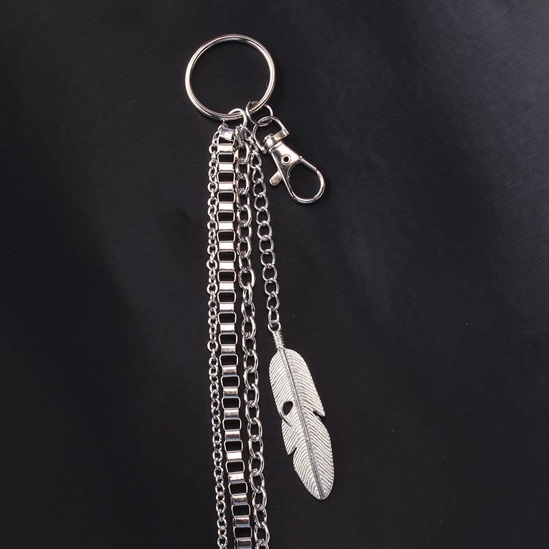 Jewelry Fashionable Pendant Waist Chain Creative Feather Hip Hop Pants Chain Female Cool Ins Pants Chain Versatile