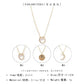 Jewelry Creative Fashion Necklace Choker Shield Ring Crescent Necklace Female Accessories