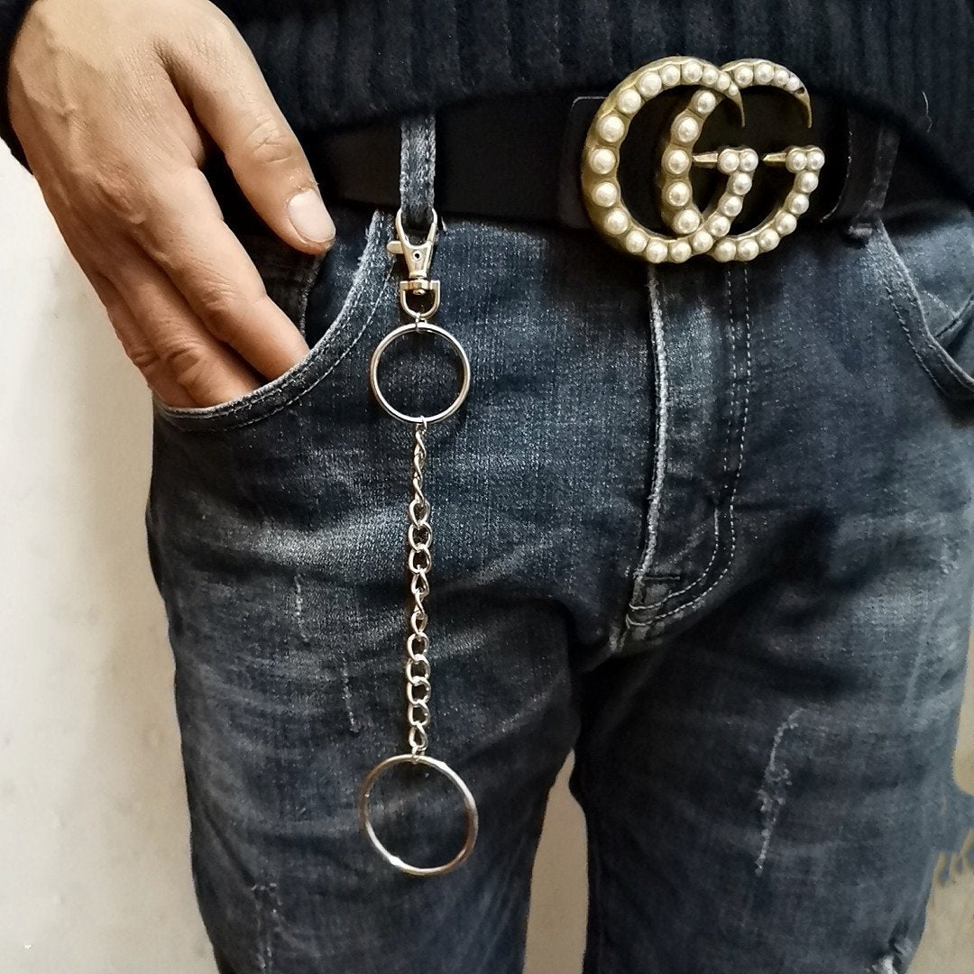 Jewelry direct supply clothing accessories pendant body with simple hundred bags hanging chain and pants chain