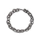 Fashion Simple Iron Bracelet 1.6 Flat Fake Twist Bracelet Hip Hop Men's Jewelry