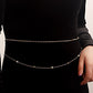 Jewelry fashion double-layer diamond claw chain metal small fragrant waist chain waist ornament female beautiful body jewelry
