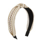 F471 Retro wide-brimmed ethnic embroidery headband temperament knotted simple adult going out pressing hair headband