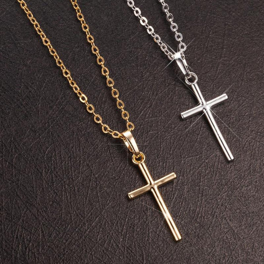 Jewelry Cross Pendant Necklace Clavicle Chain Fashion Simple Necklace