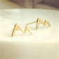 Earrings simple personality mountain peak earrings jewelry earrings special offer